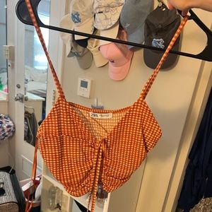Zara top size medium but fits small